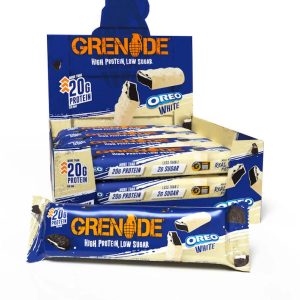 پروتئین بار های گرنید با روکش شکلات سفید GRENIDE PROTEIN BAR