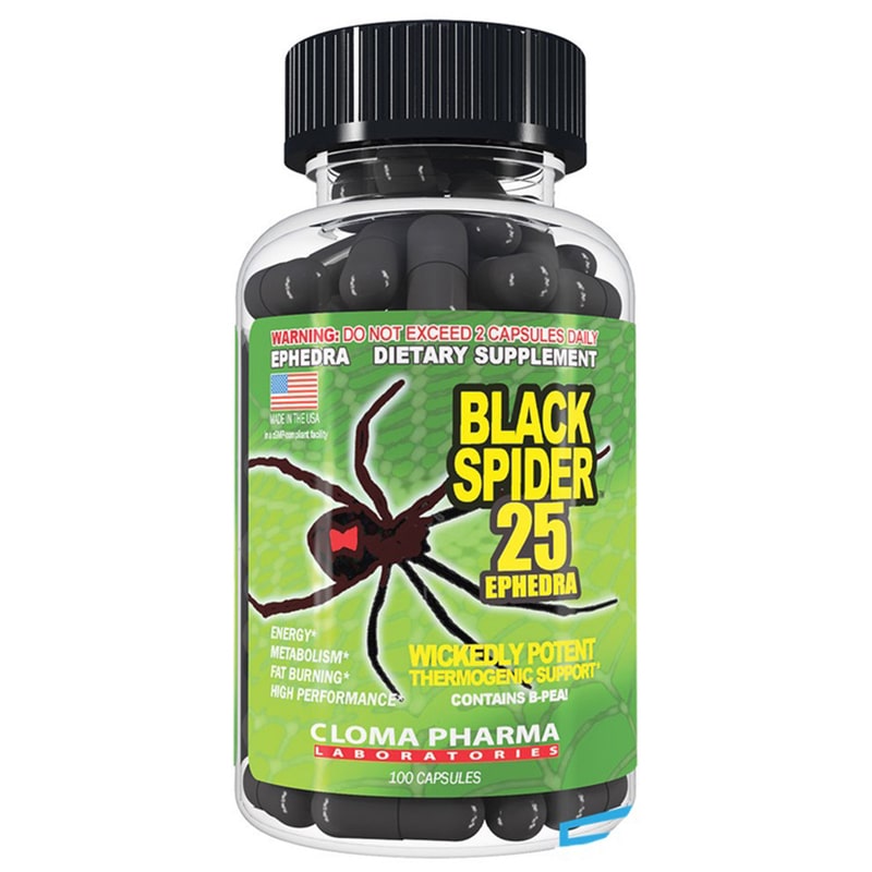 کپسول چربی سوز بلک اسپایدر 25 کلوما فارما Cloma Pharma Black Spider
