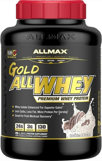 پروتئین وی گلد آل وی آلمکس (2.27KG) | ALLMAX Gold All whey
