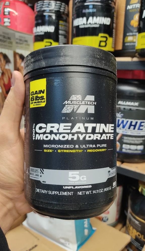 کراتین مونوهیدرات پلاتینیوم ماسل تک | MuscleTech Platinum 100% Creatine Monohydrate